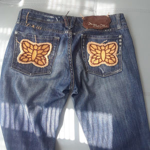 Miss Me Women's Boot Cut Blue Jeans Size 30x30 BUT